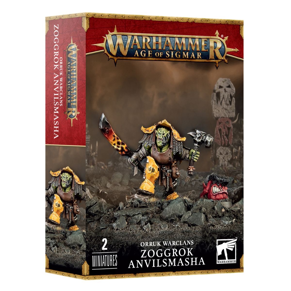 Warhammer Age of Sigmar Orruk Warclans Zoggrok Anvilsmasha