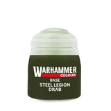 Warhammer Colour Base Steel Legion Drab 12ml
