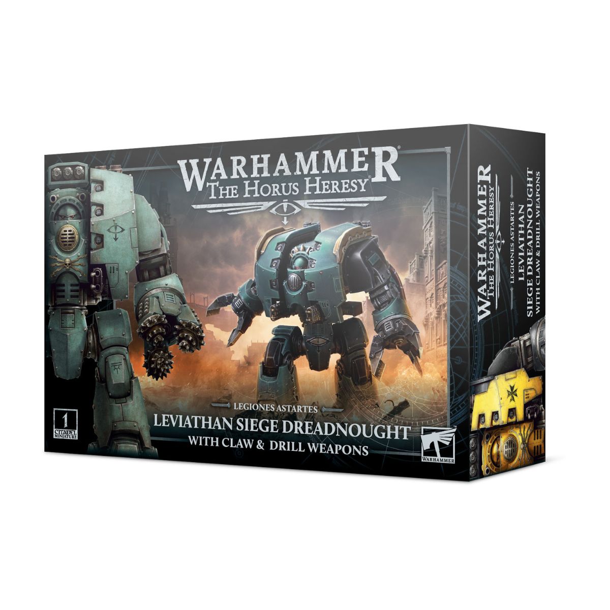 Warhammer The Horus Heresy Legiones Astartes Leviathan Siege Dreadnought with Claws & Drill Weapons