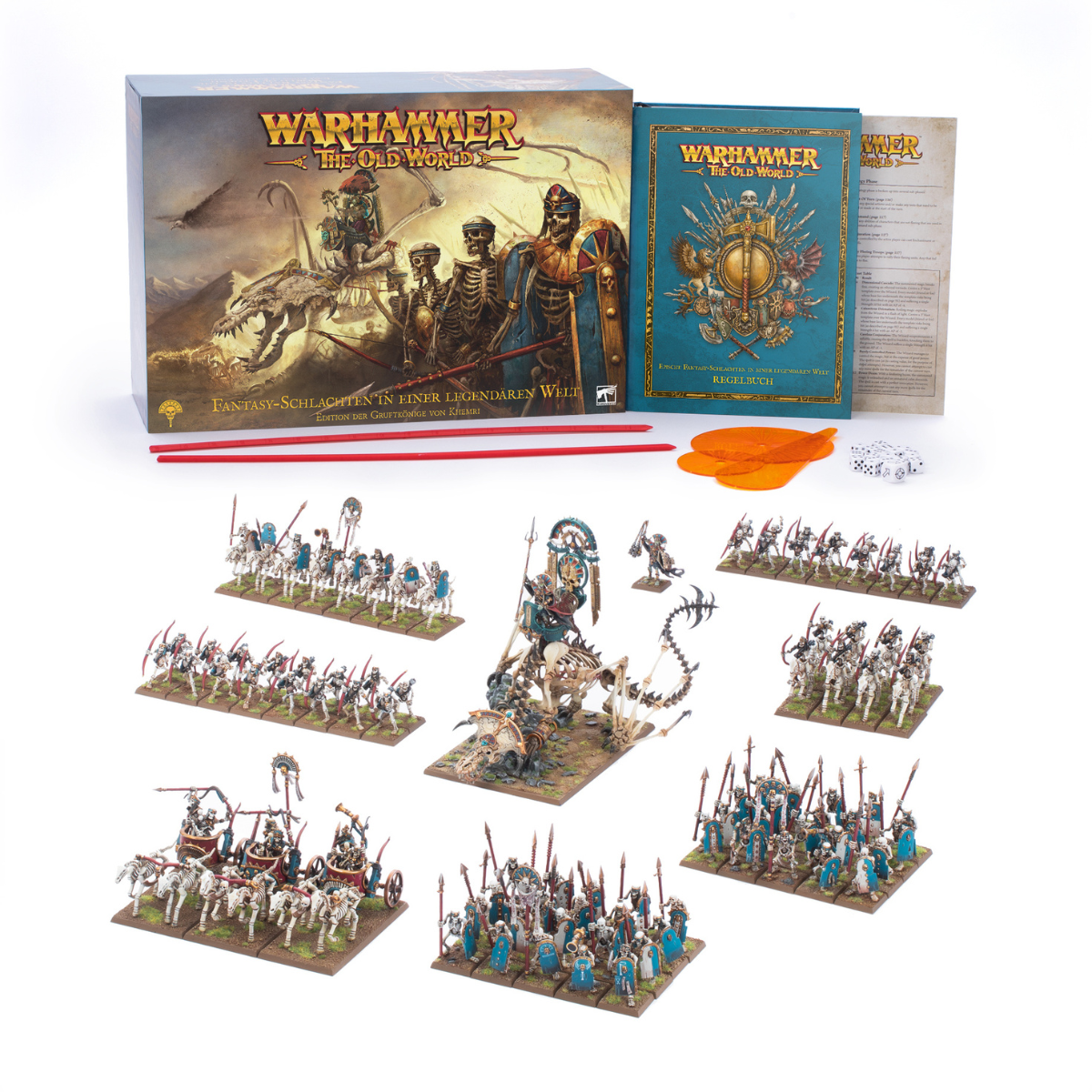 Warhammer The Old World Fantasy-Schlachten in einer Legendären Welt Edition der Gruftkönige von Khemri (GER)