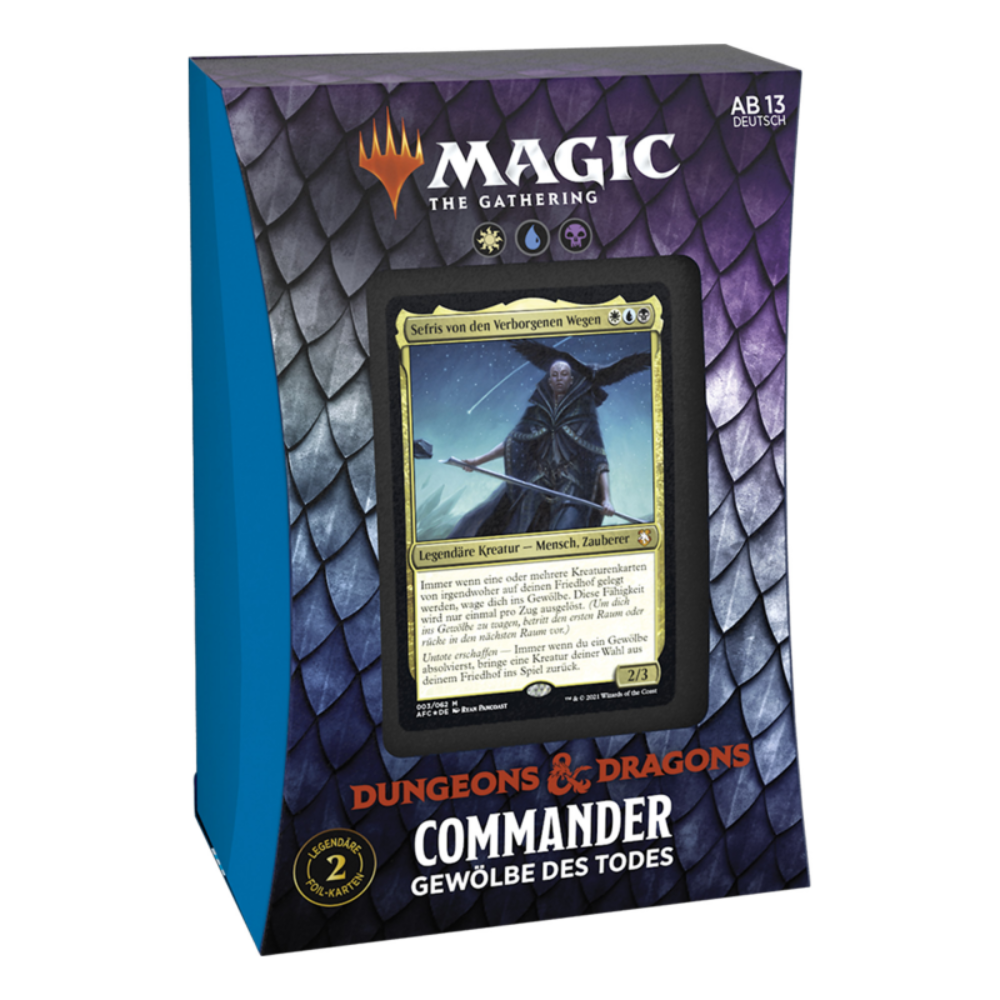 D&D Adventures in the Forgotten Realms - Commander-Deck - Gewölbe des Todes - deutsch