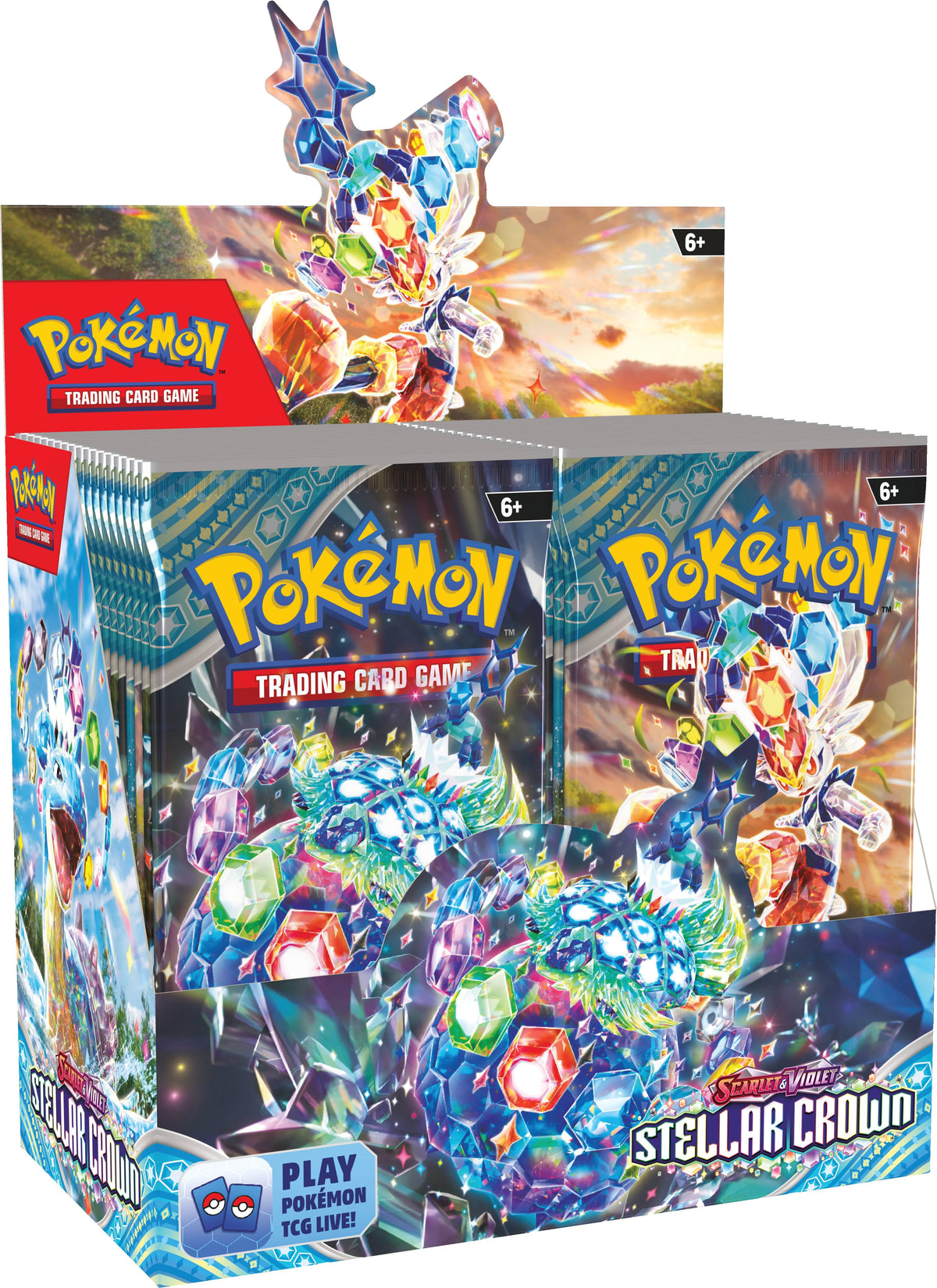 Pokémon Stellar Crown Display (36 Packs) Englisch