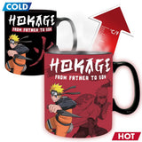 Naruto Shippuden - Mug Heat Change - 460 ml - "FROM FATHER TO SON"