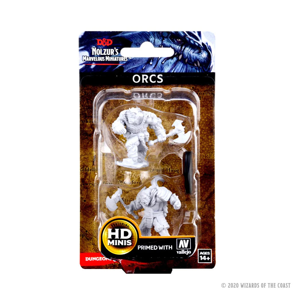 D&D Nolzur's Marvelous Unpainted Miniatures - Orcs