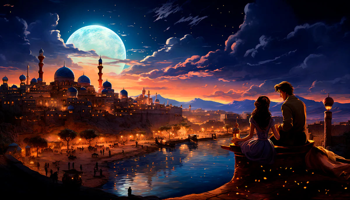 Arabian Nights TCG Playmat/Spielmatte umnäht