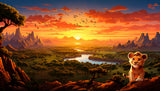 Baby Lion TCG Playmat/Spielmatte
